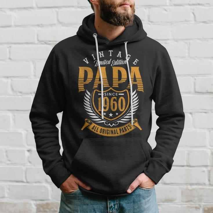Vintage 60Th Birthday Papa Gift Since 1960 Dad Hoodie Gifts for Him