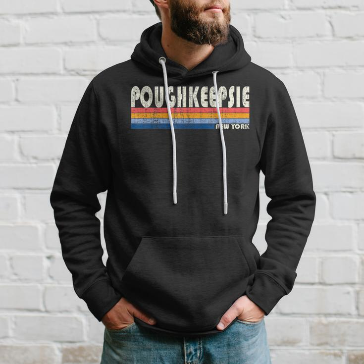 Vintage 70S 80S Style Poughkeepsie Ny Hoodie Gifts for Him
