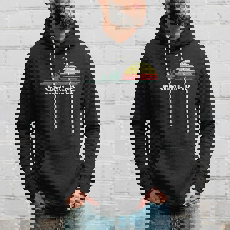 Vintage Bellville Texas Home Souvenir Print Hoodie Gifts for Him