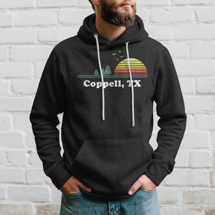 Vintage Coppell Texas Home Souvenir Print Hoodie Gifts for Him