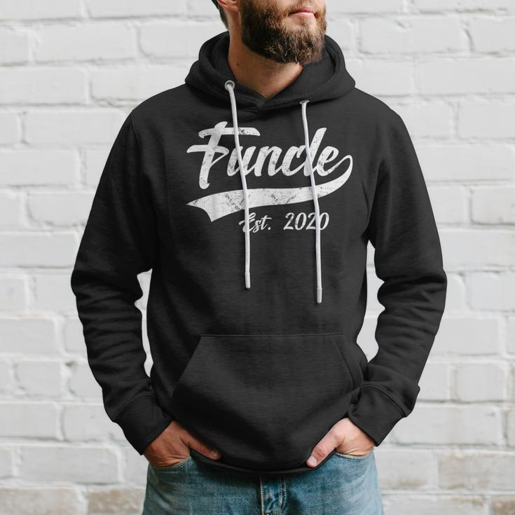 Vintage Funcle Est 2020 New Uncle Father Day Gift Gift For Mens Hoodie Gifts for Him