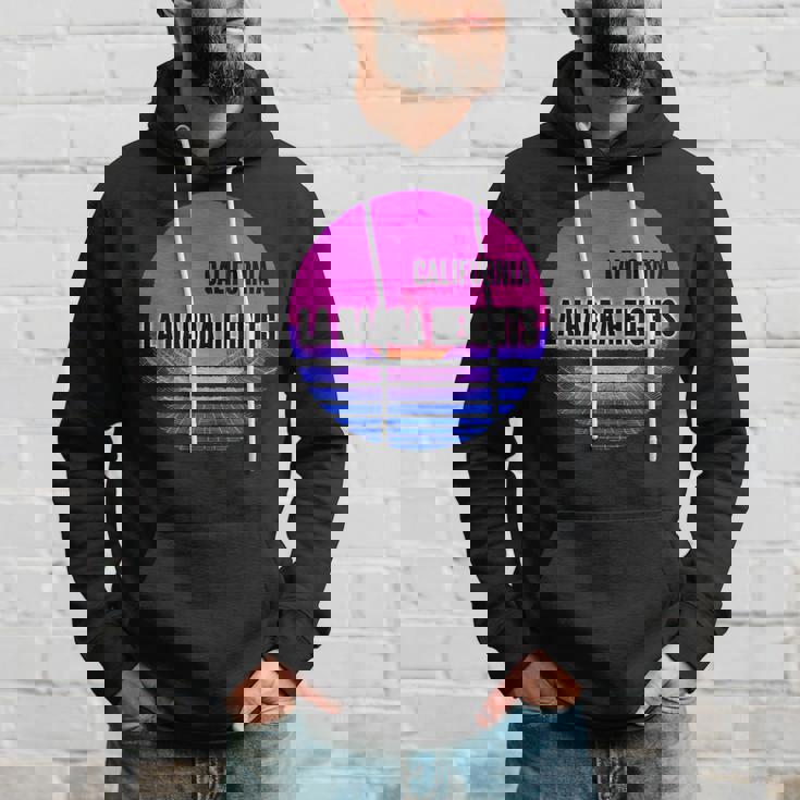 Vintage La Habra Heights Vaporwave California Hoodie Gifts for Him