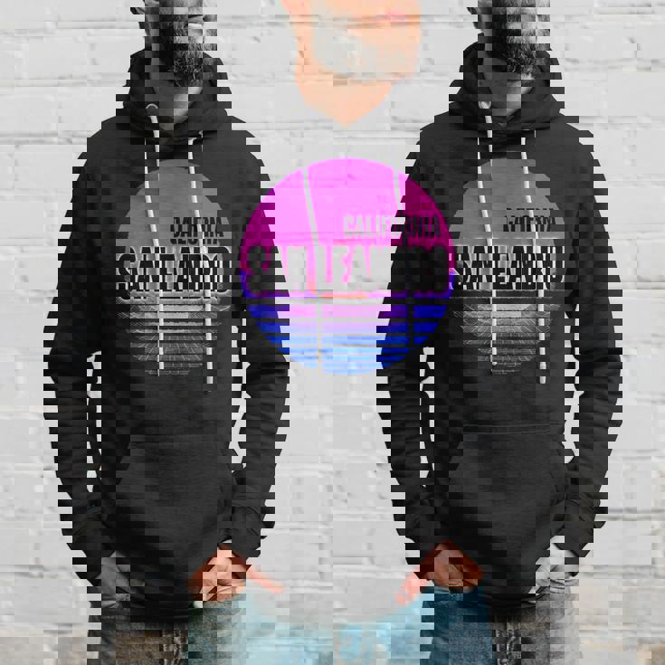 Vintage San Leandro Vaporwave California Hoodie Gifts for Him