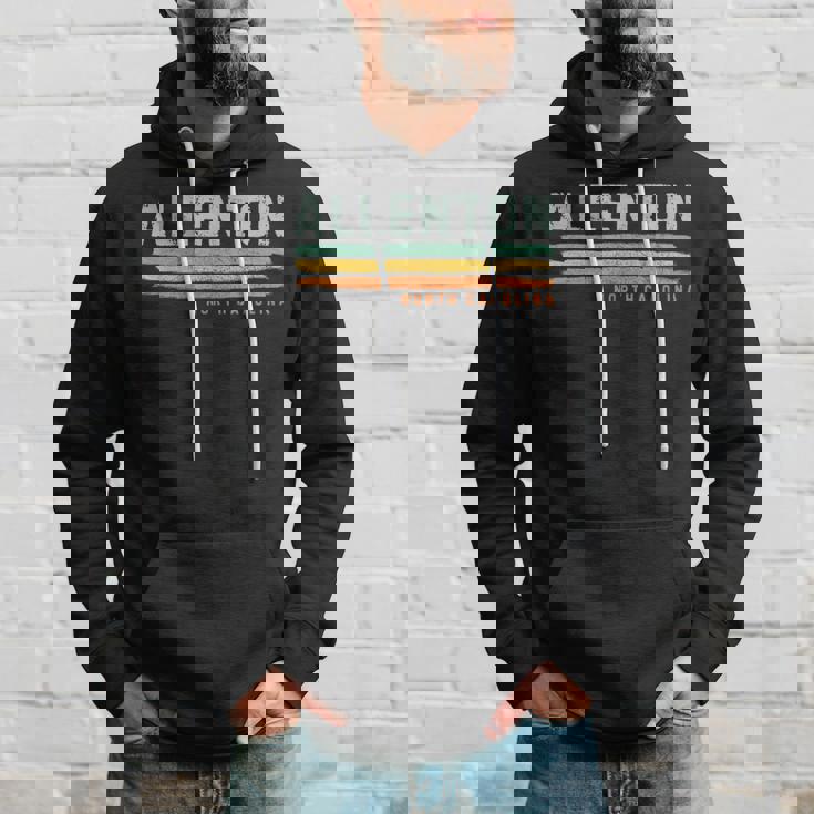 Vintage Stripes Allenton Nc Hoodie Gifts for Him