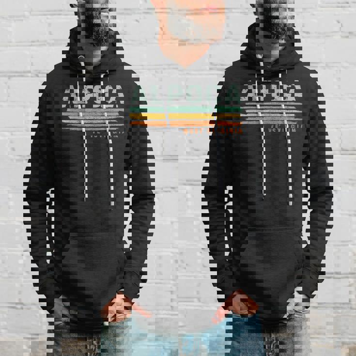 Vintage Stripes Alpoca Wv Hoodie Gifts for Him