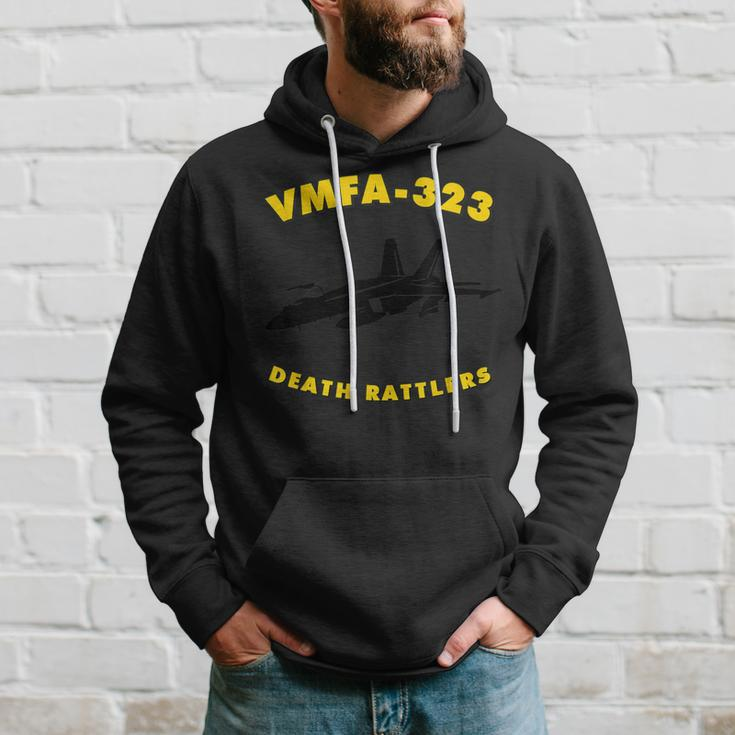 Vmfa-323 Fighter Attack Squadron FA-18 Hornet Jet Hoodie Gifts for Him