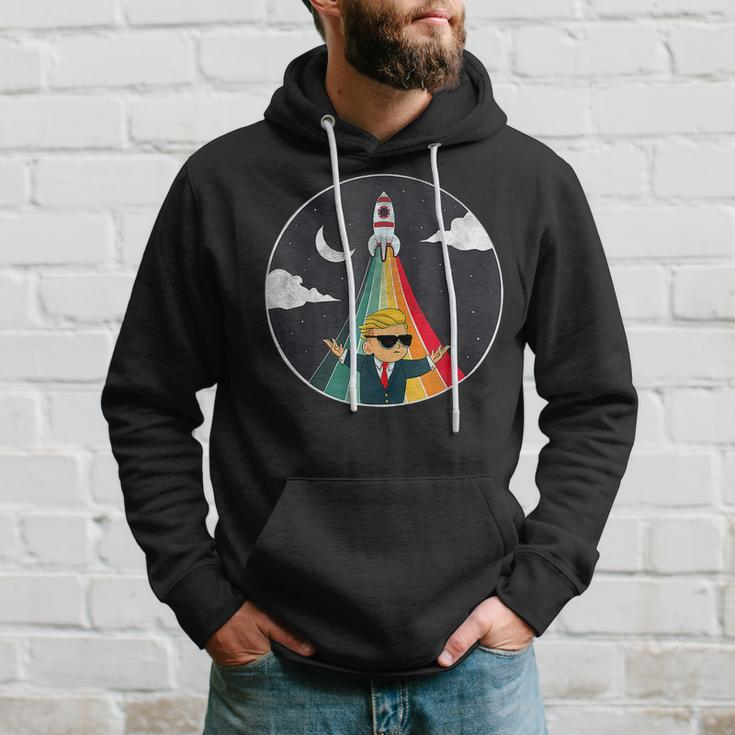 Wallstreetbets Wall Street Bets Wsb Funny To The Moon Gme Moon Funny Gifts Hoodie Gifts for Him