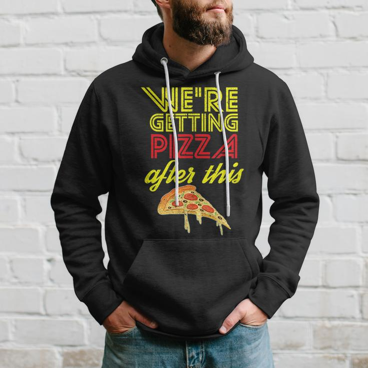 We Are Getting Pizza After This Gym Workout Foodie Gift Pizza Funny Gifts Hoodie Gifts for Him