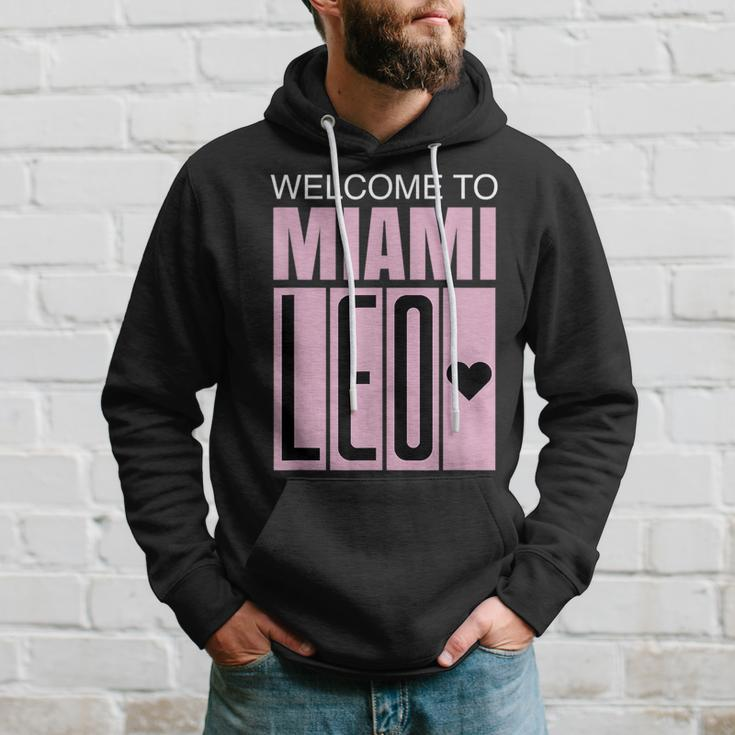 Welcome To Miami Leo 10 Goat Gifts For Goat Lovers Funny Gifts Hoodie Gifts for Him