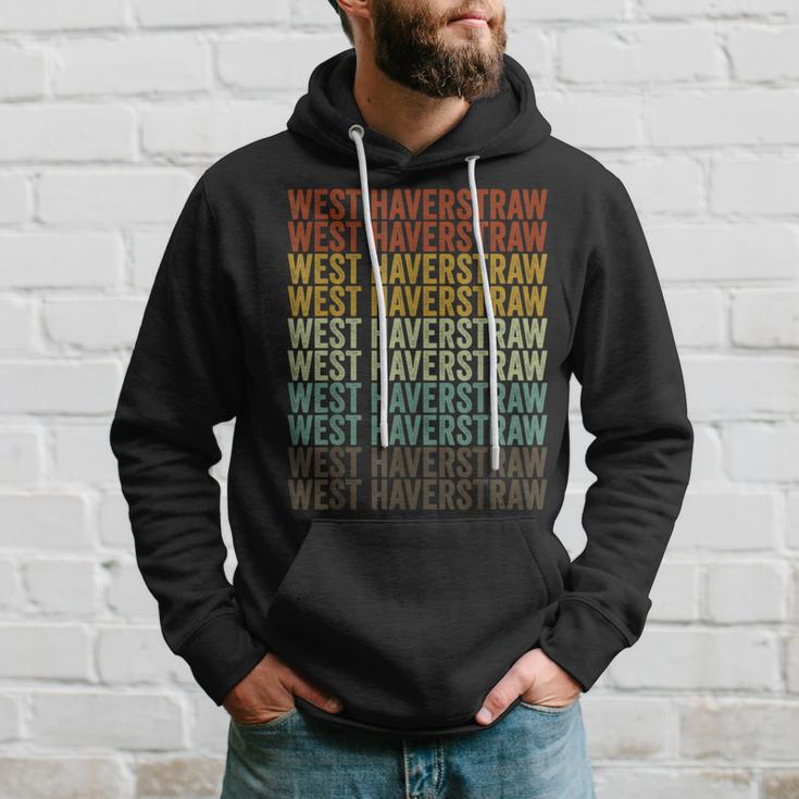 West Haverstraw City Retro Hoodie Gifts for Him