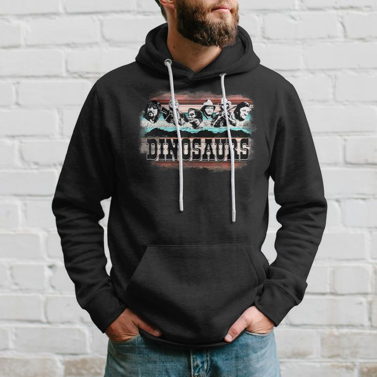 Western Country Music Legends Dinosaurs Serape Hoodie Gifts for Him