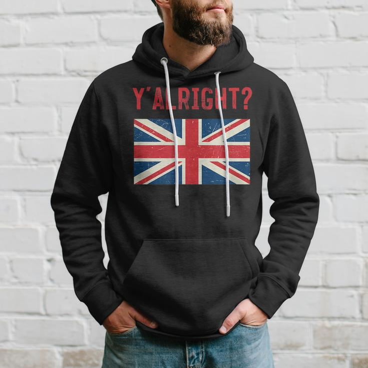 Y Alright British Slang Hoodie Gifts for Him