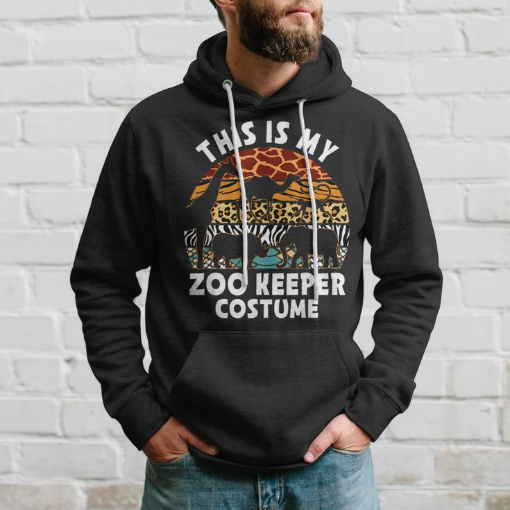 This Is My Zoo Keeper Costume Zoo Garden Animal Lover Keeper Hoodie Gifts for Him