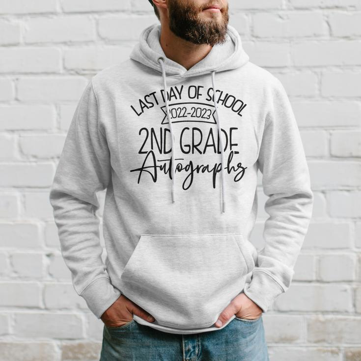 2022 2023 Last Day Autographs School 2Nd Grade Keepsake Hoodie Gifts for Him