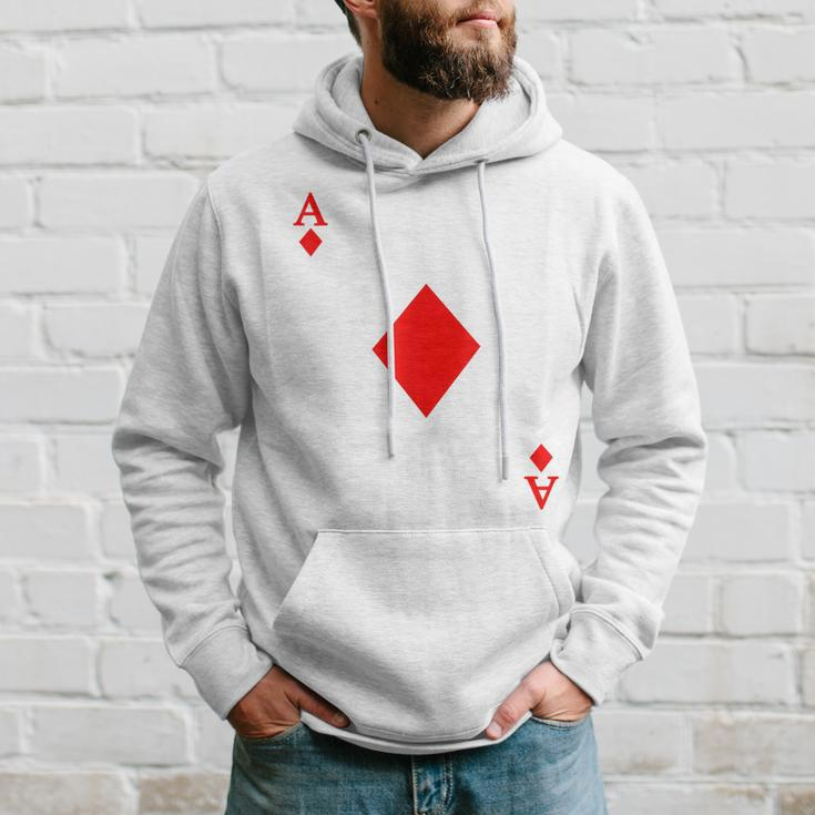Ace Of Diamond Deck Of Cards Halloween Costume Hoodie Gifts for Him