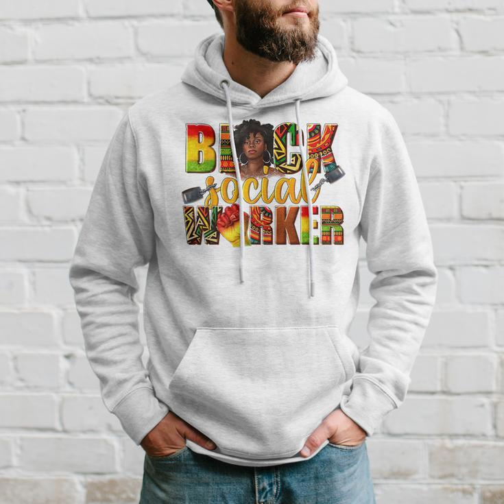 Black Social Worker Junenth Freedom Day Black Woman Hoodie Gifts for Him