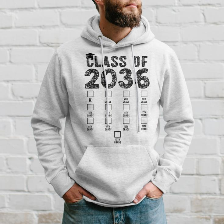 Class Of 2036 Grow With Me With Space For Checkmarks Hoodie Gifts for Him