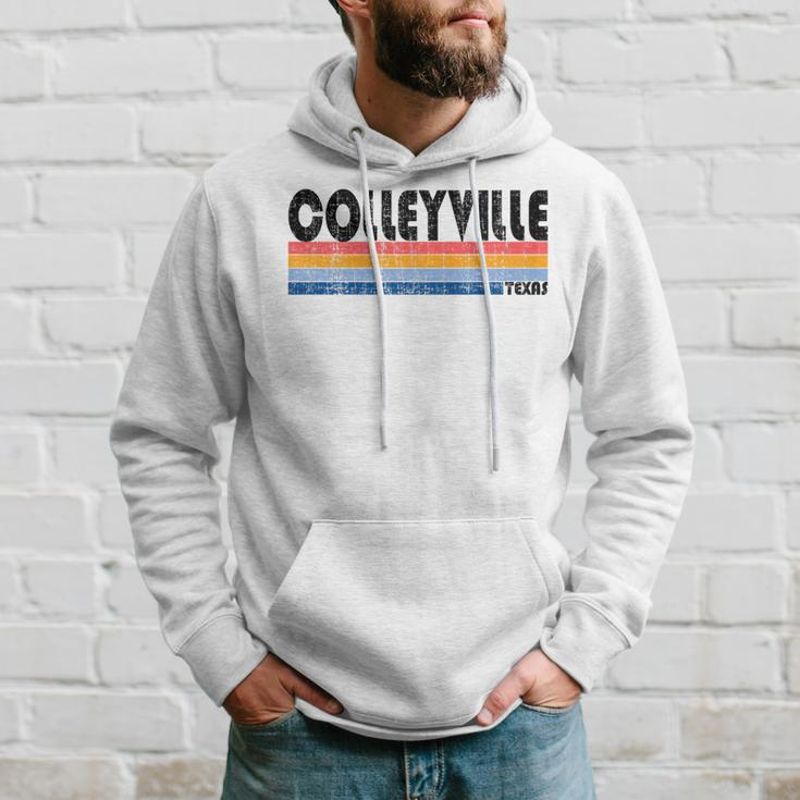 Colleyville Tx Hometown Pride Retro 70S 80S Style Hoodie Gifts for Him