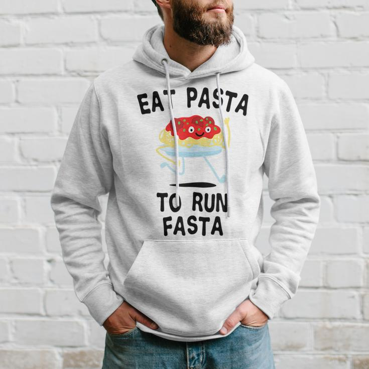 Eat Pasta To Run Fasta Italian Food Noodles Spaghetti Hoodie Gifts for Him