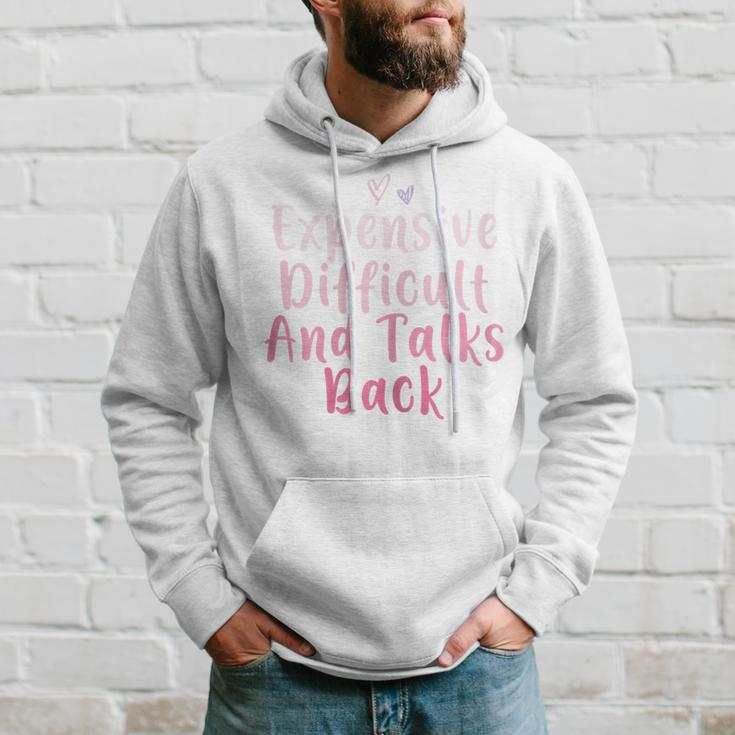 Expensive Difficult And Talks Back Mothers Day Mom Heart Hoodie Gifts for Him