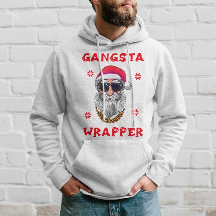 Gangsta Wrapper Ugly Christmas Sweater Hoodie Gifts for Him