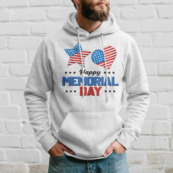 Happy Memorial Day 4Th Of July American Flag Patriotic Hoodie Gifts for Him