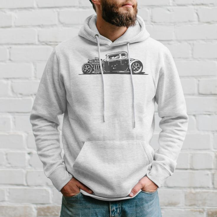 Hot Rod Rust Racer Vintage Graphic Old Muscle Car Hoodie Gifts for Him