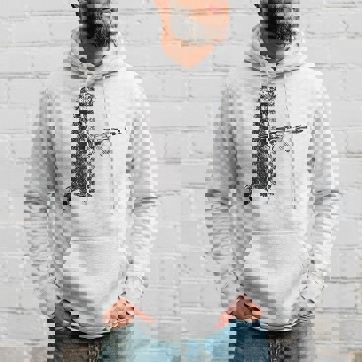 Hunting Woodchuck Ak-47 Gun Groundhog Hoodie Gifts for Him Hunting Woodchuck Ak-47 Gun Groundhog Hoodie Gifts for Him