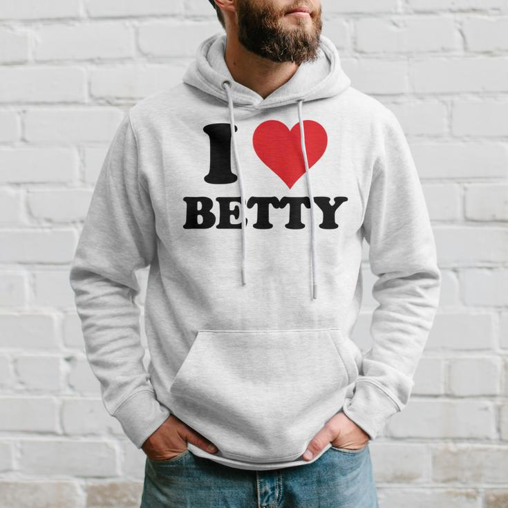 I Heart Betty First Name I Love Personalized Stuff Hoodie Gifts for Him