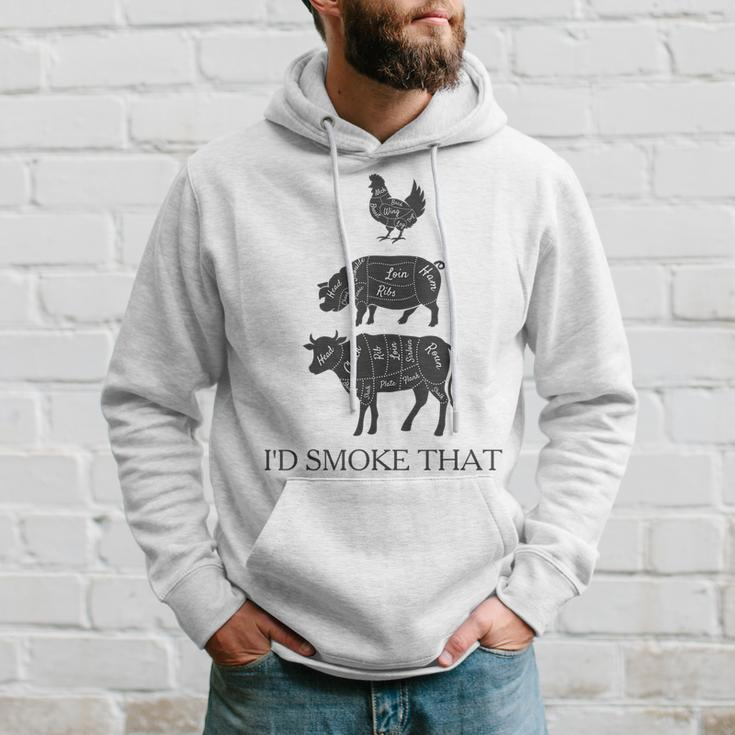 Id Smoke That Barbecue Grilling Bbq Smoker Gift Gift For Mens Hoodie Gifts for Him