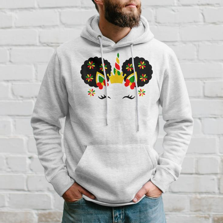 Junenth African Unicorn Girl Afro Black Emancipation Day Hoodie Gifts for Him