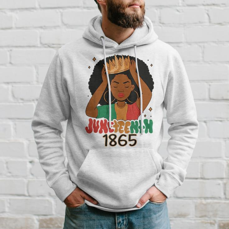 Junenth Is My Independence Day Black Queen African Girl Hoodie Gifts for Him