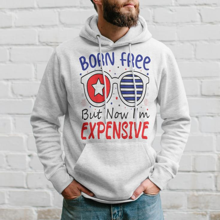 Kids 4Th Of July Born Free But Now Im Expensive Toddler Boy Girl 2 Hoodie Gifts for Him