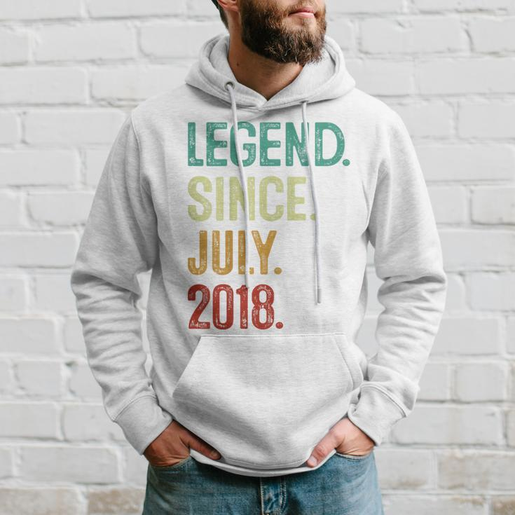 Kids 5 Years Old Legend Since July 2018 5Th Birthday Hoodie Gifts for Him