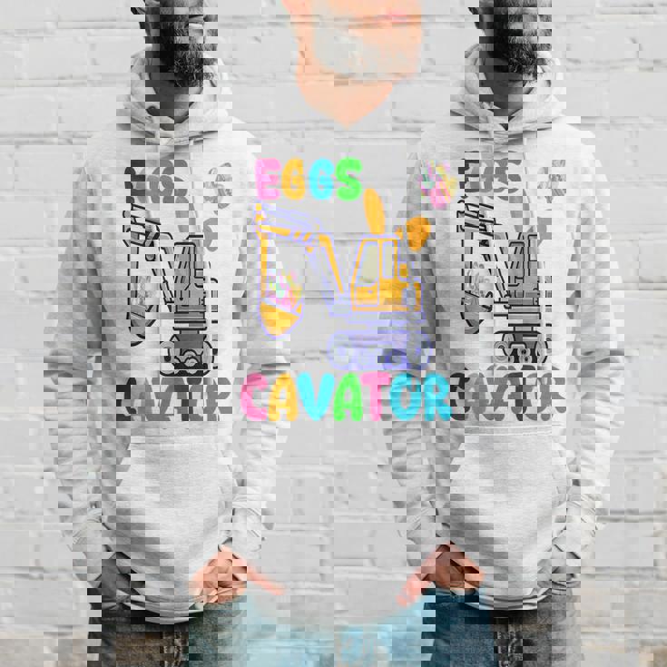 Kids Eggscavator Happy Easter Funny Excavator Hunting Egg Kids Hunting Funny Gifts Hoodie Gifts for Him