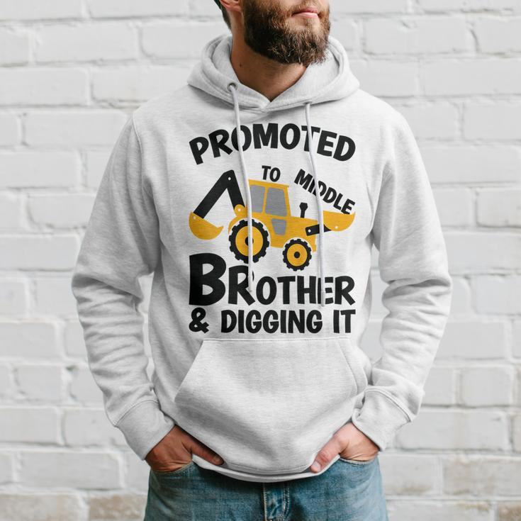 Kids Promoted To Middle Brother Baby Gender Celebration Hoodie Gifts for Him