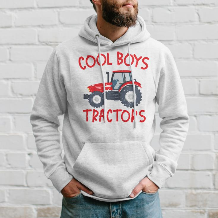 Kids Tractor Boy Young Farmer Cool Boys Drive Tractors Hoodie Gifts for Him