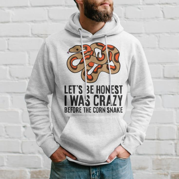 Lets Be Honest I Was Crazy Before The Corn Snake Gifts For Snake Lovers Funny Gifts Hoodie Gifts for Him