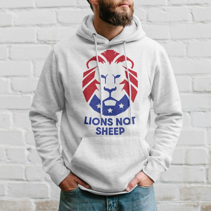 Lions Not Sheep Patriot Hoodie Gifts for Him
