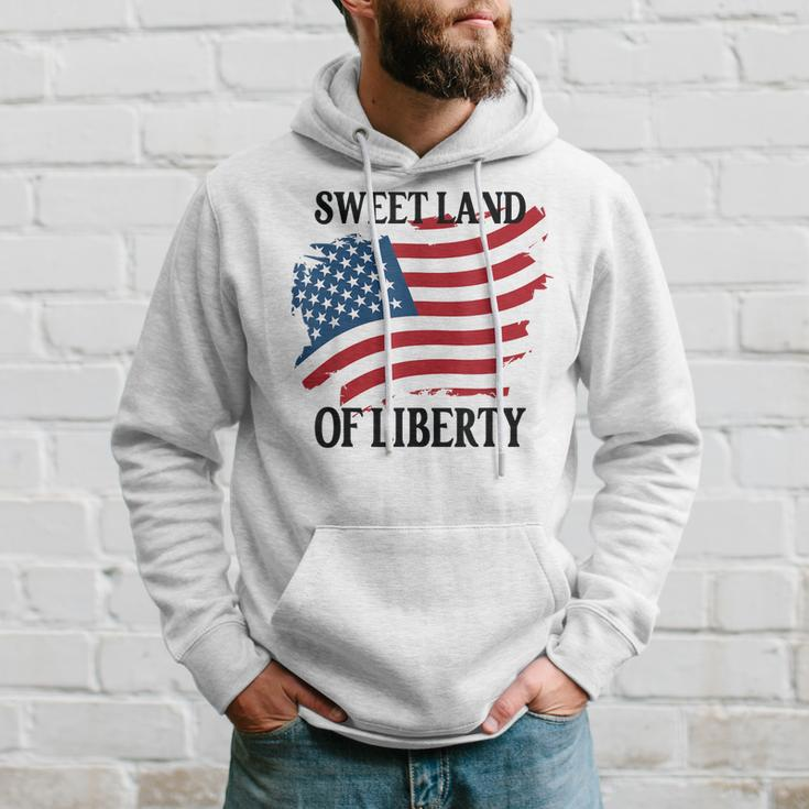 Memorial Day Sweet Land Of Liberty American Flag Hoodie Gifts for Him