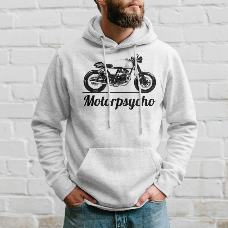 Motorpsycho Motorcycle Cafe Racer Biker Vintage Car Gift Idea Biker Funny Gifts Hoodie Gifts for Him