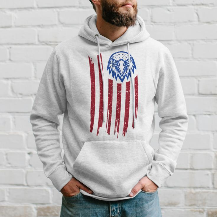 Patriotic Eagle July Fourth 4Th Of July American Flag Hoodie Gifts for Him