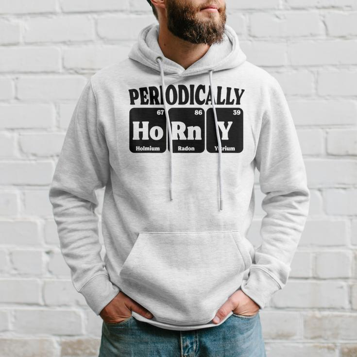 Periodically Horny Adult Chemistry Periodic Table Hoodie Gifts for Him