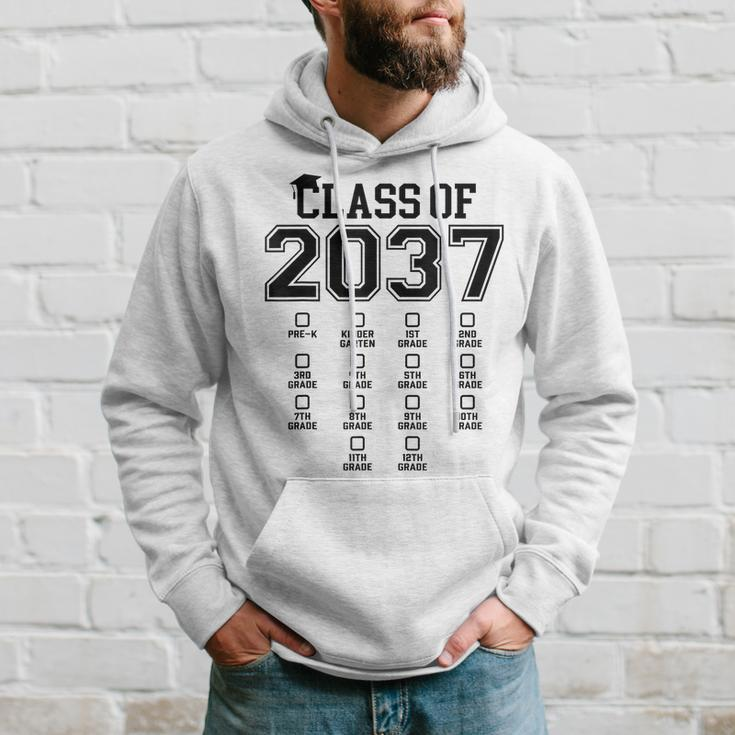 Pre-K Class Of 2037 First Day School Grow With Me Graduation Hoodie Gifts for Him