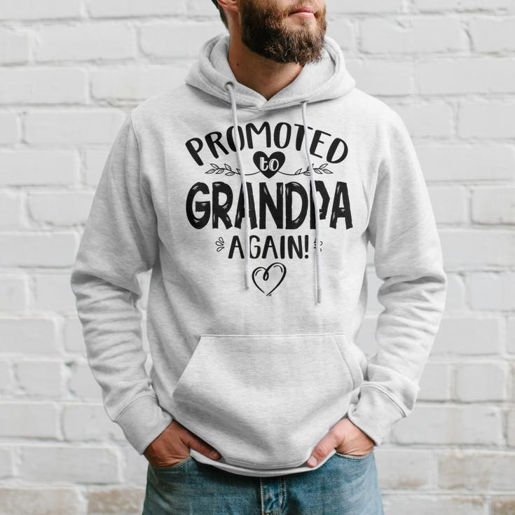 Promoted To Grandpa Again Baby Announcement Gift Gift For Mens Hoodie Gifts for Him