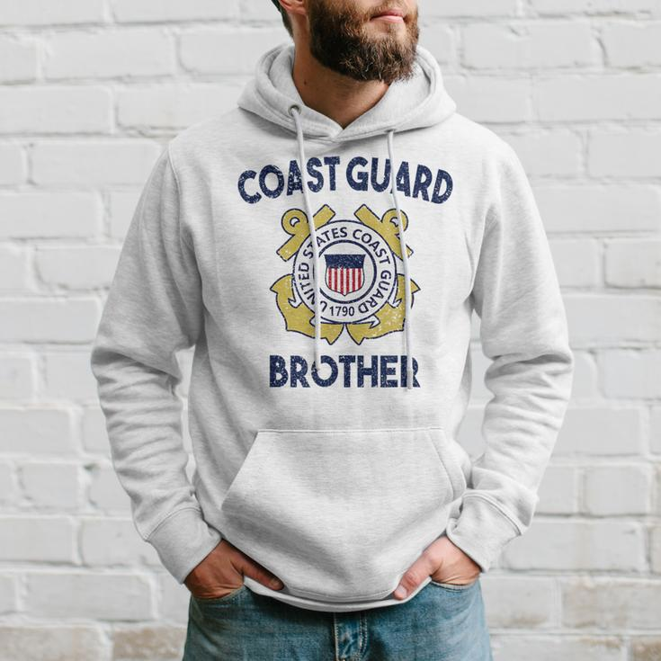 Proud Us Coast Guard Brother Military Pride Gift For Mens Pride Month Funny Designs Funny Gifts Hoodie Gifts for Him