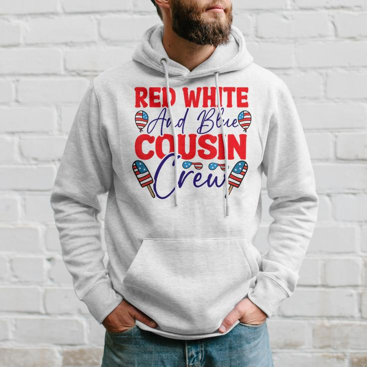 Red White And Blue Cousin Crew Cousin Crew Funny Gifts Hoodie Gifts for Him