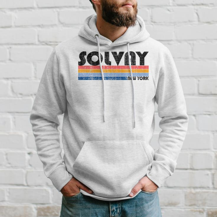 Solvay Ny Hometown Pride Retro 70S 80S Style Hoodie Gifts for Him