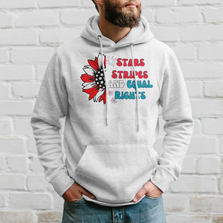 Stars Stripes And Equal Rights Equal Rights Funny Gifts Hoodie Gifts for Him