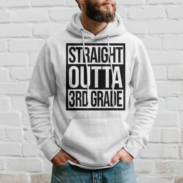 Straight Outta 3Rd Grade Goodbye 3 Grade Last Day Of School Hoodie Gifts for Him